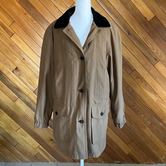 Jacqueline Ferrar Jackets & Blazers - Vintage 80s Light Brown Long Chore/Barn Jacket